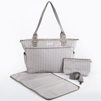 Baby Aspen 360 Signature Diaper Bag - Gray Chevron - Diaper Bag
