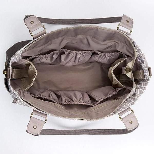 Baby Aspen 360 Signature Diaper Bag - Gray Chevron - Diaper Bag