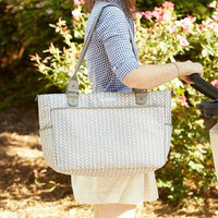 Baby Aspen 360 Signature Diaper Bag - Gray Chevron - Diaper Bag