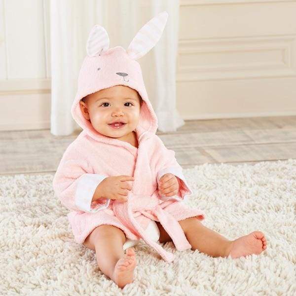 Babys Bathtime Bunny Hooded Spa Robe (Personalization Available) - Robes