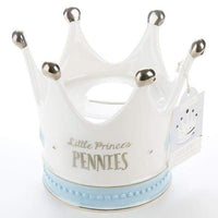 Thumbnail for Little Prince Crown Porcelain Bank - Piggy Bank
