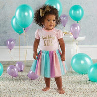 My First Birthday Rainbow 3-Piece Tutu Outfit - Girl - Baby Gift Sets