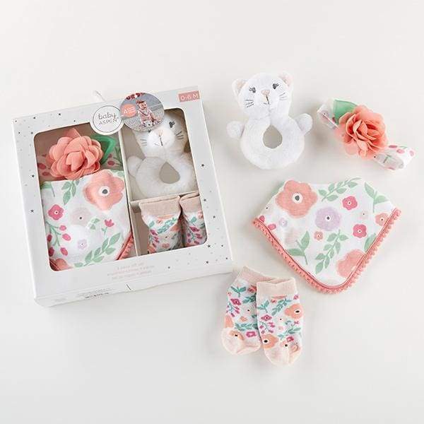 Pretty Posies 4-Piece Gift Set - Baby Gift Sets