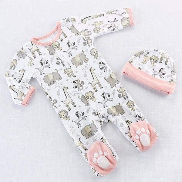 Safari Pajama Gift Set - Pink - Baby Gift Sets