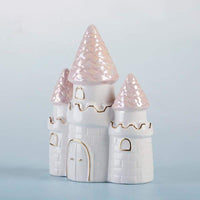 Thumbnail for Simply Enchanted Small Castle Porcelain Bank - Piggy Bank