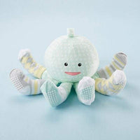 Thumbnail for Sock T. Pus Octopus Plush Plus Four Pairs of Socks for Baby (Mint) - Plush Animal
