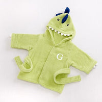 Thumbnail for Splash-a-saurus Dinosaur Hooded Spa Robe (Personalization Available) - Robes