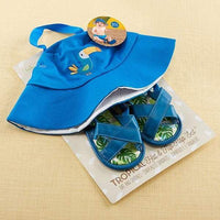 Thumbnail for Tropical Beach Hat and Flip Flop Gift Set - Baby Gift Sets