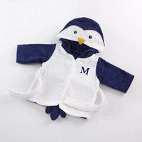 Thumbnail for Wash & Waddle Penguin Hooded Spa Robe (Personalization Available) - Robes