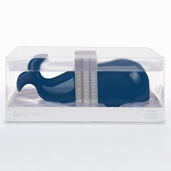 Whale Porcelain Bookends - Bookends