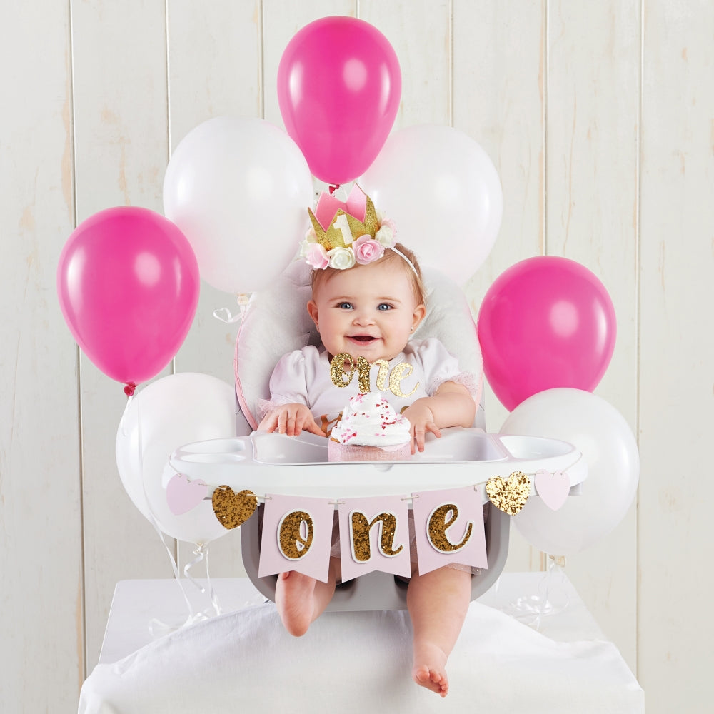 Pink Baby Shower Decorations for Girl - All-in-One inclusive JUMBO Decor Set