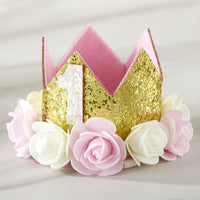 Thumbnail for Gold Glitter 1st Birthday Décor Kit