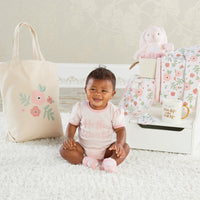 Thumbnail for Fancy Floral 9-Piece Baby Gift Basket (Personalization Available)