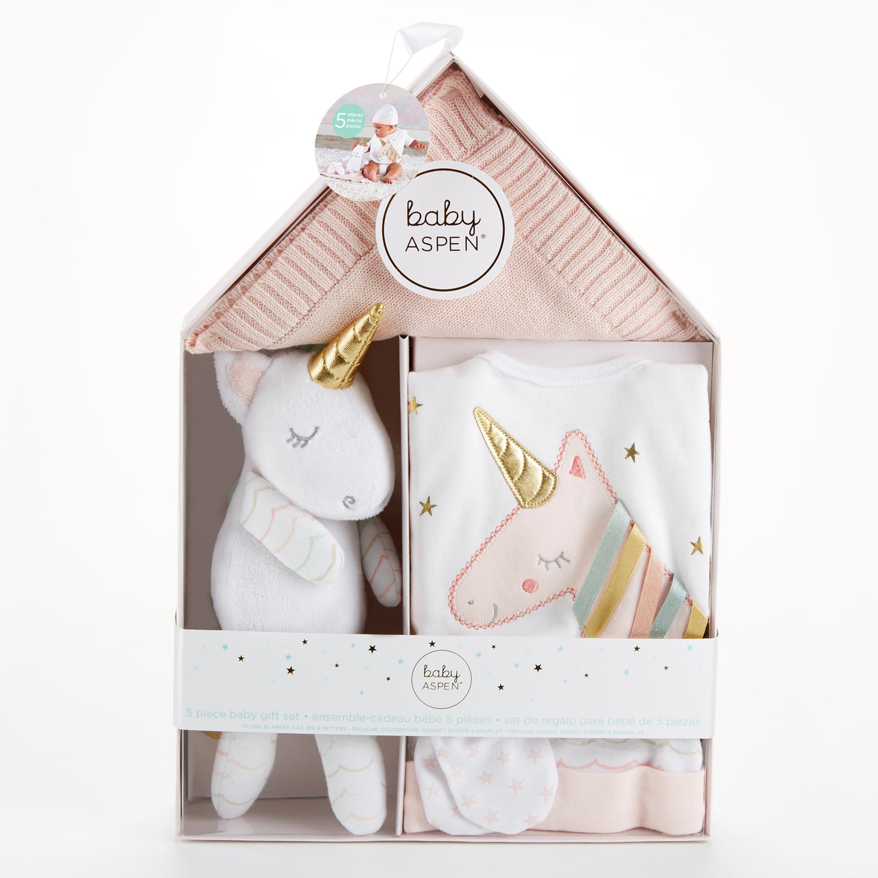 Simply Enchanted Unicorn 5-Piece Welcome Home Gift Set