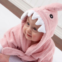 Let the Fin Begin Pink Shark Robe (0-9m)