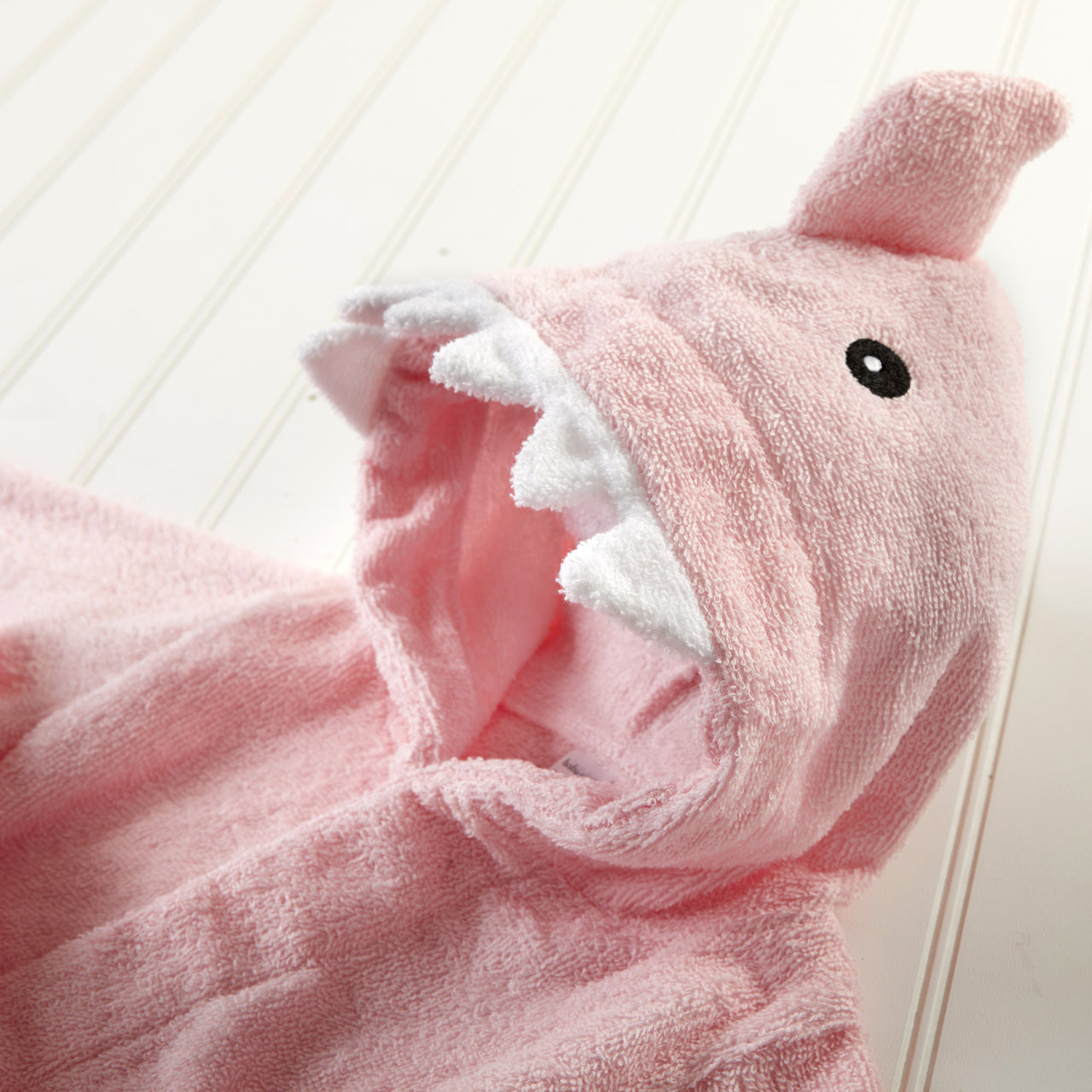 Let the Fin Begin Pink Shark Robe (0-9m)