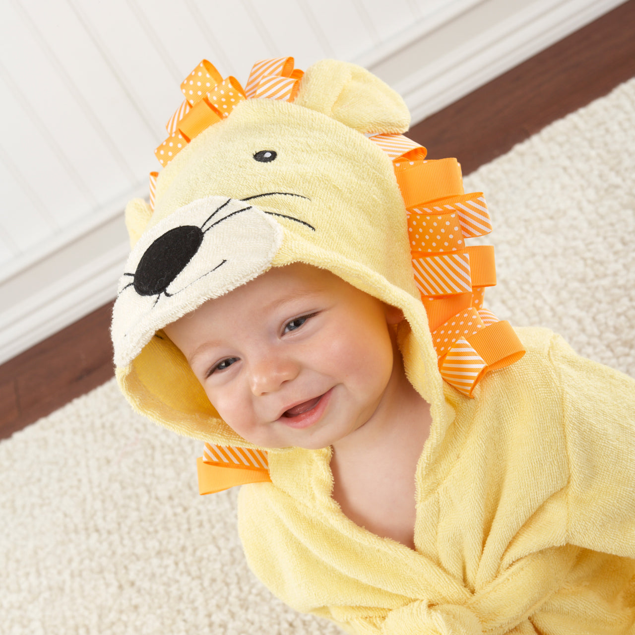 Big Top Bath Time Lion Hooded Spa Robe