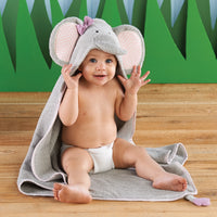 Splish Splash Elephant Bath Spa Hooded Towel