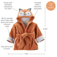 Thumbnail for Rub-a-Dub Fox in the Tub Hooded Spa Robe