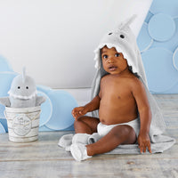 Thumbnail for Let the Fin Begin Shark 4-Piece Bath Gift Set (Gray)