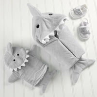 Thumbnail for Let the Fin Begin Shark 4-Piece Bath Gift Set (Gray)