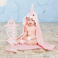 Thumbnail for Let the Fin Begin Shark 4-Piece Bath Gift Set (Pink)