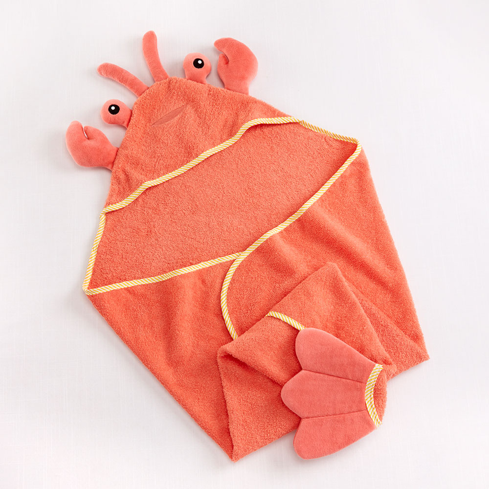 Lobster Laughs Lobster Hooded Towel (0-9 Months)