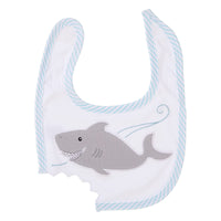 Thumbnail for Chomp & Stomp Shark Bib & Booties Gift Set (Blue)