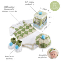 Thumbnail for Big Dreamzzz Sweet Tee 3-Piece Golf Layette Set in Golf Cart Packaging