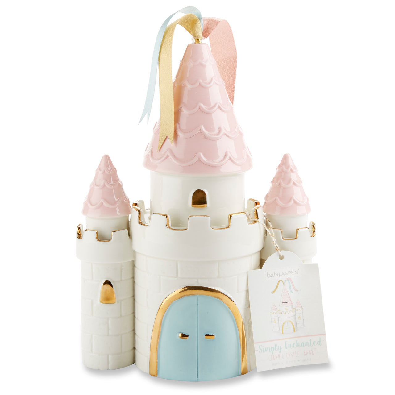 Simply Enchanted Castle Porcelain Bank