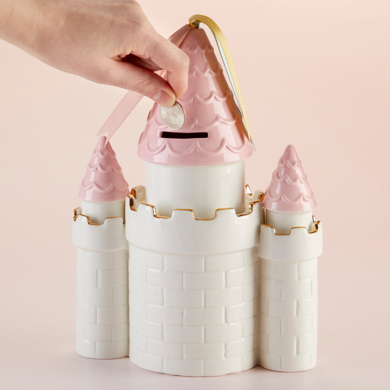 Simply Enchanted Castle Porcelain Bank