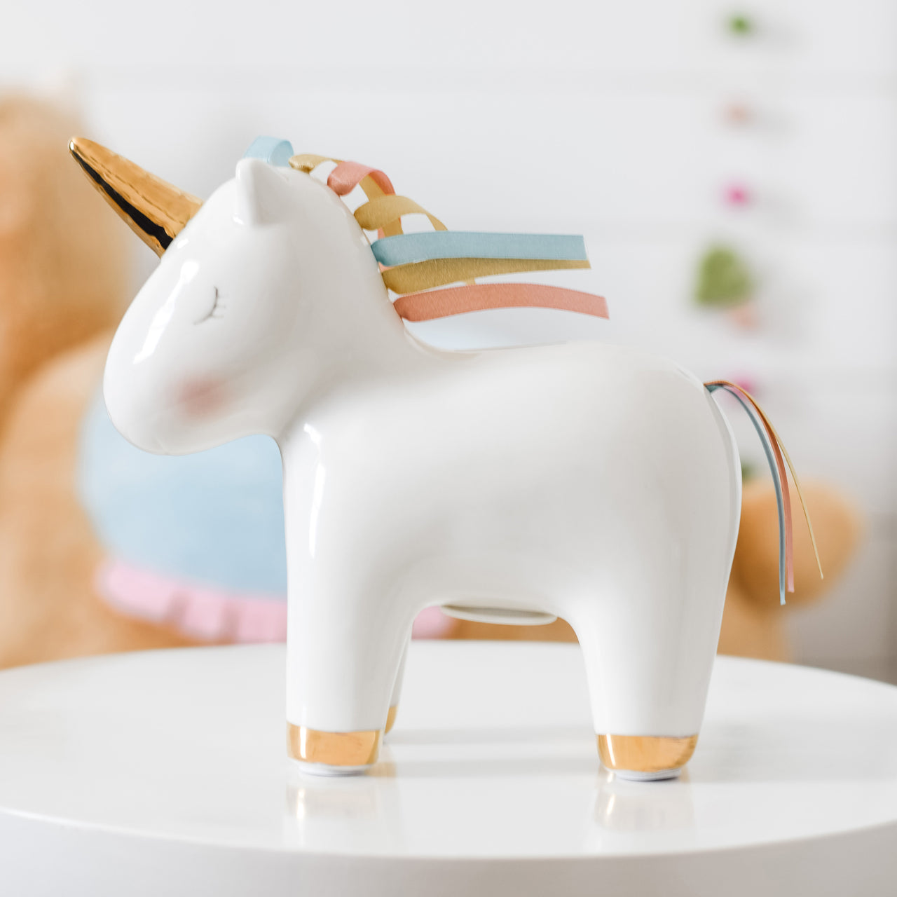 Unicorn Porcelain Bank