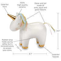 Unicorn Porcelain Bank