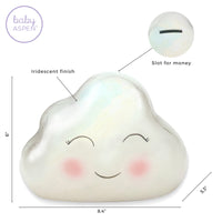 Iridescent Cloud Ceramic Bank