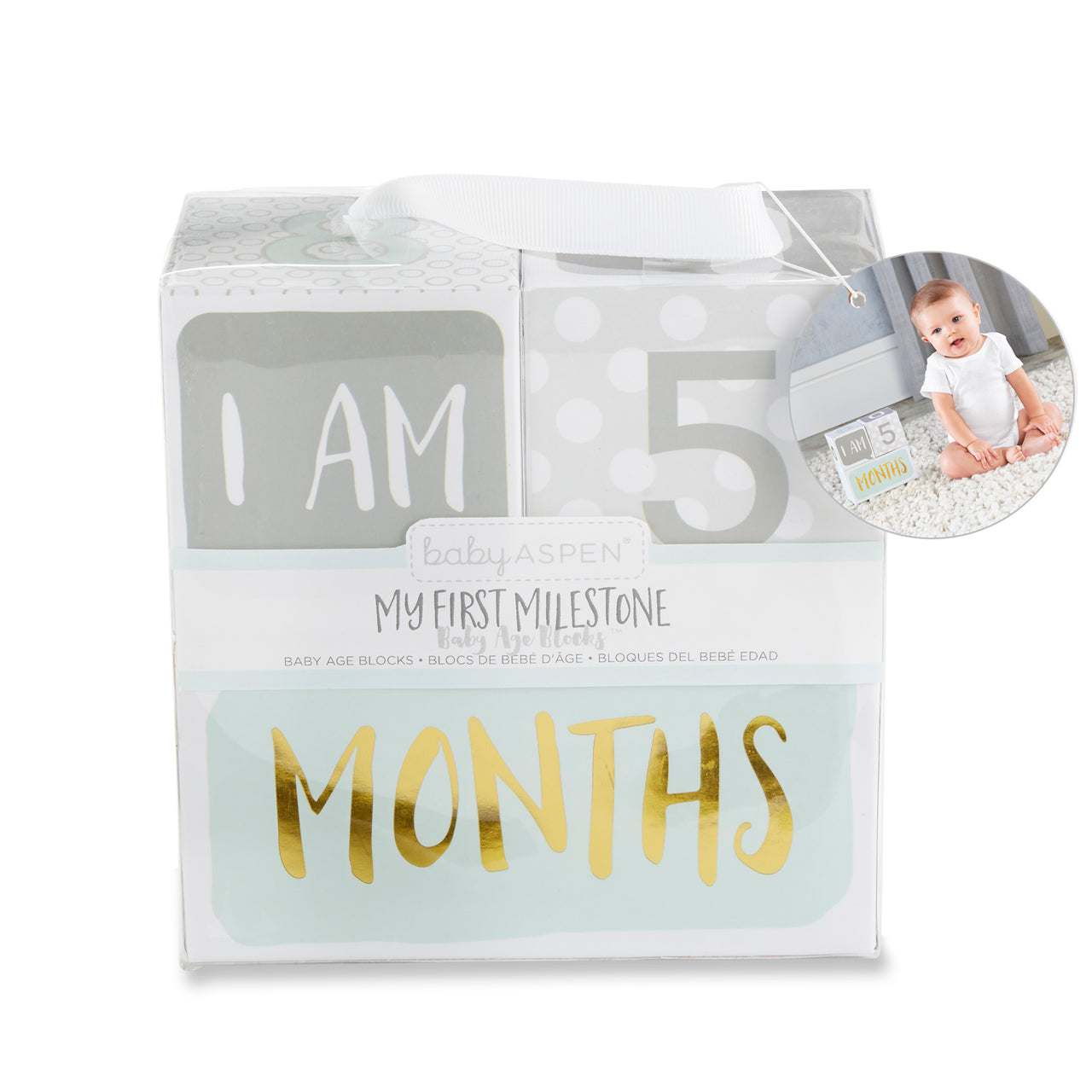 My First Milestone Baby Age Blocks