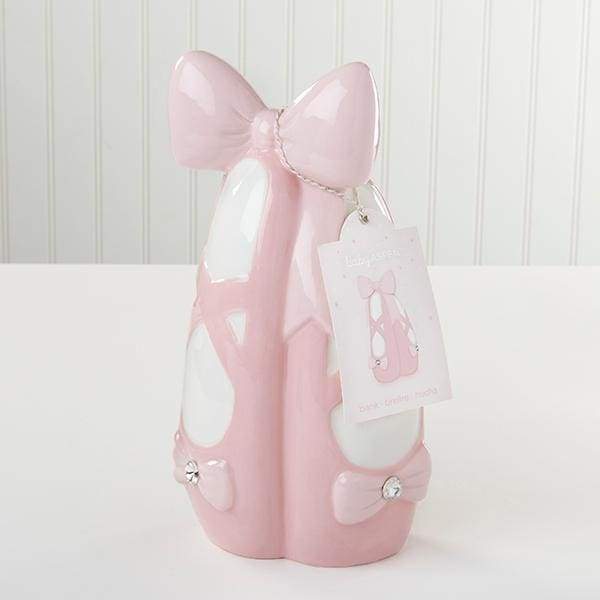 Ballet Slippers Porcelain Bank - Piggy Bank