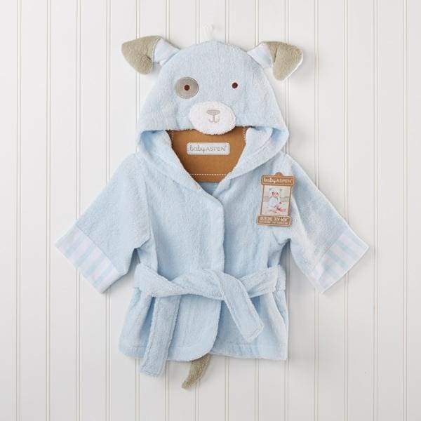 Bathtime Bow Wow Puppy Hooded Spa Robe (Personalization Available) - Robes