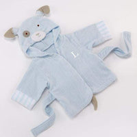 Thumbnail for Bathtime Bow Wow Puppy Hooded Spa Robe (Personalization Available) - Robes