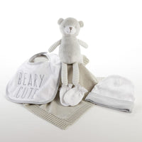 Thumbnail for Beary Cute 5-Piece Welcome Home Gift Set (Gray) - Baby Gift Sets