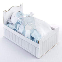 Thumbnail for Beary Sleepy Plush Plus Blanket for Baby - Blue (Personalization Available) - Baby Gift Sets