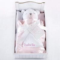 Thumbnail for Beary Sleepy Plush Plus Blanket for Baby - Pink (Personalization Available) - Baby Gift Sets