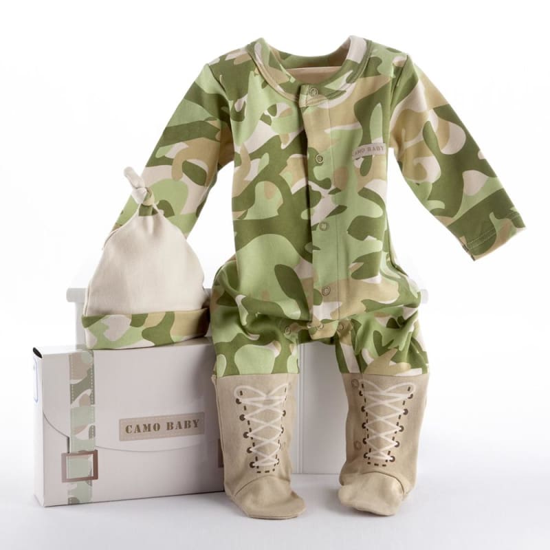 Big Dreamzzz Baby Camo 2-Piece Layette Set (Personalization Available) - Layettes