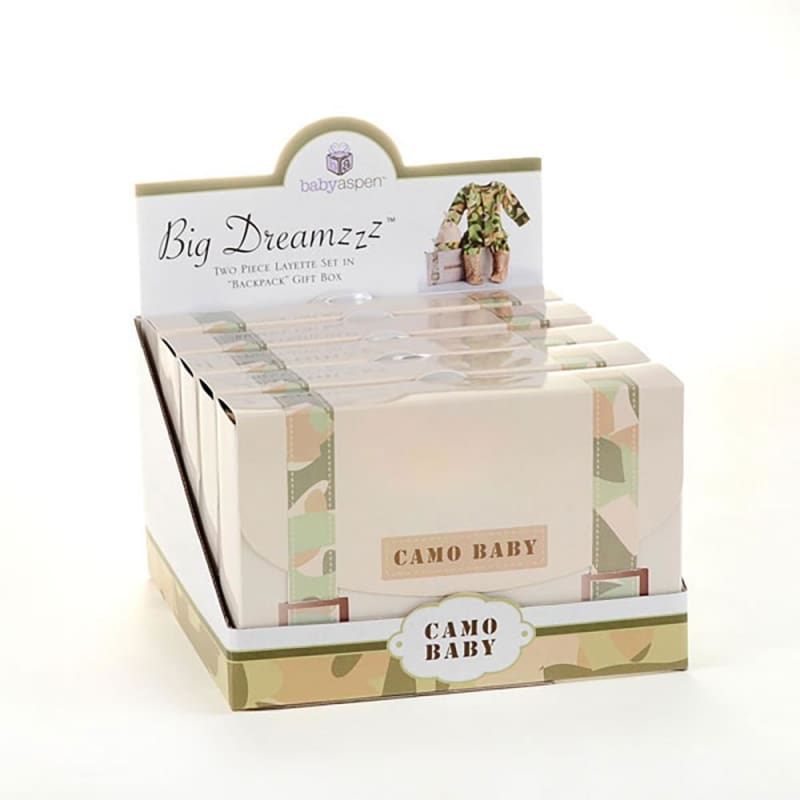 Big Dreamzzz Baby Camo 2-Piece Layette Set (Personalization Available) - Layettes