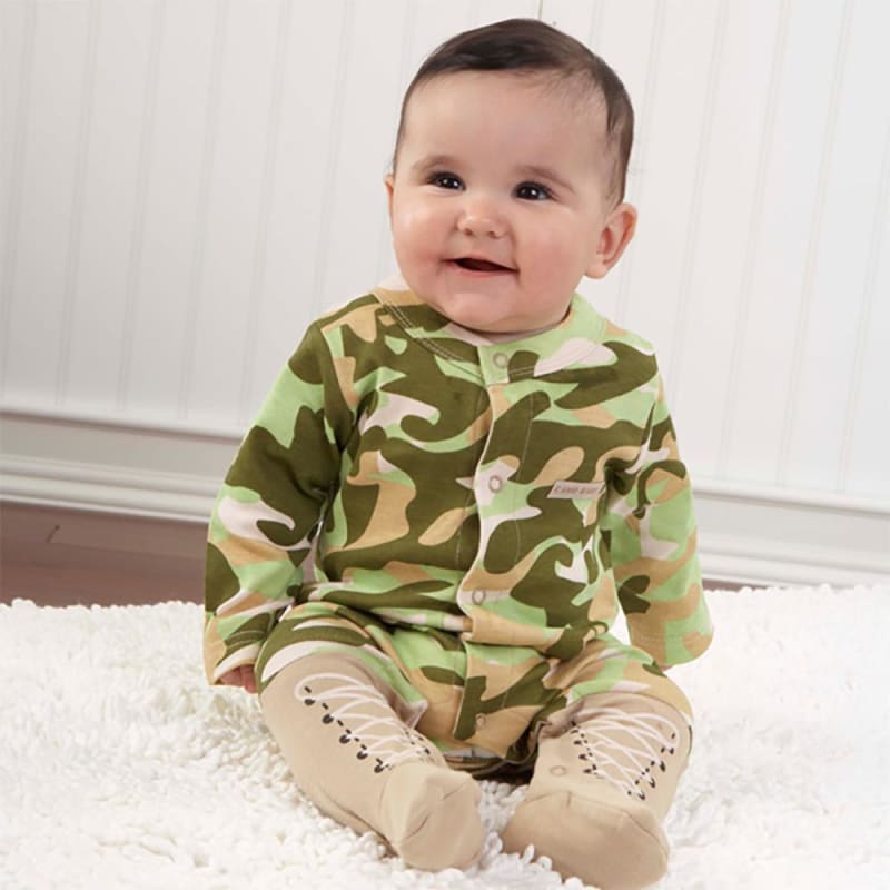 Big Dreamzzz Baby Camo 2-Piece Layette Set (Personalization Available) - Layettes