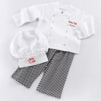 Thumbnail for Big Dreamzzz Baby Chef 3-Piece Layette Set (Personalization Available) - Layettes