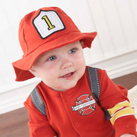Thumbnail for Big Dreamzzz Baby Firefighter 2-Piece Layette Set (Personalization Available) - Layettes