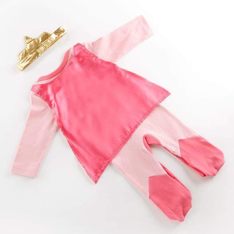 Big Dreamzzz Baby Superhero 2-Piece Layette Set - Girl (Personalization Available) - Layettes