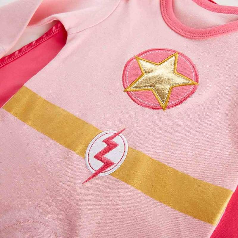 Big Dreamzzz Baby Superhero 2-Piece Layette Set - Girl (Personalization Available) - Layettes