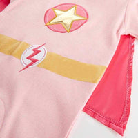 Thumbnail for Big Dreamzzz Baby Superhero 2-Piece Layette Set - Girl (Personalization Available) - Layettes