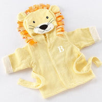 Thumbnail for Big Top Bath Time Lion Hooded Spa Robe (Personalization Available) - Robes